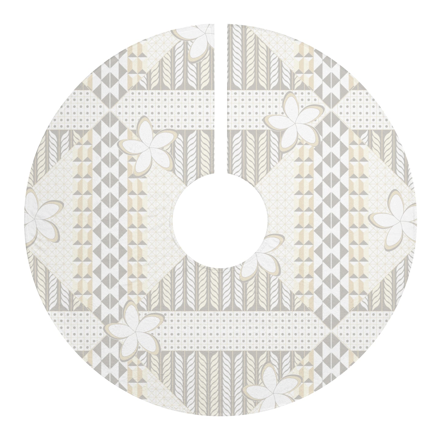 Kalikimaka Tree Skirt - White