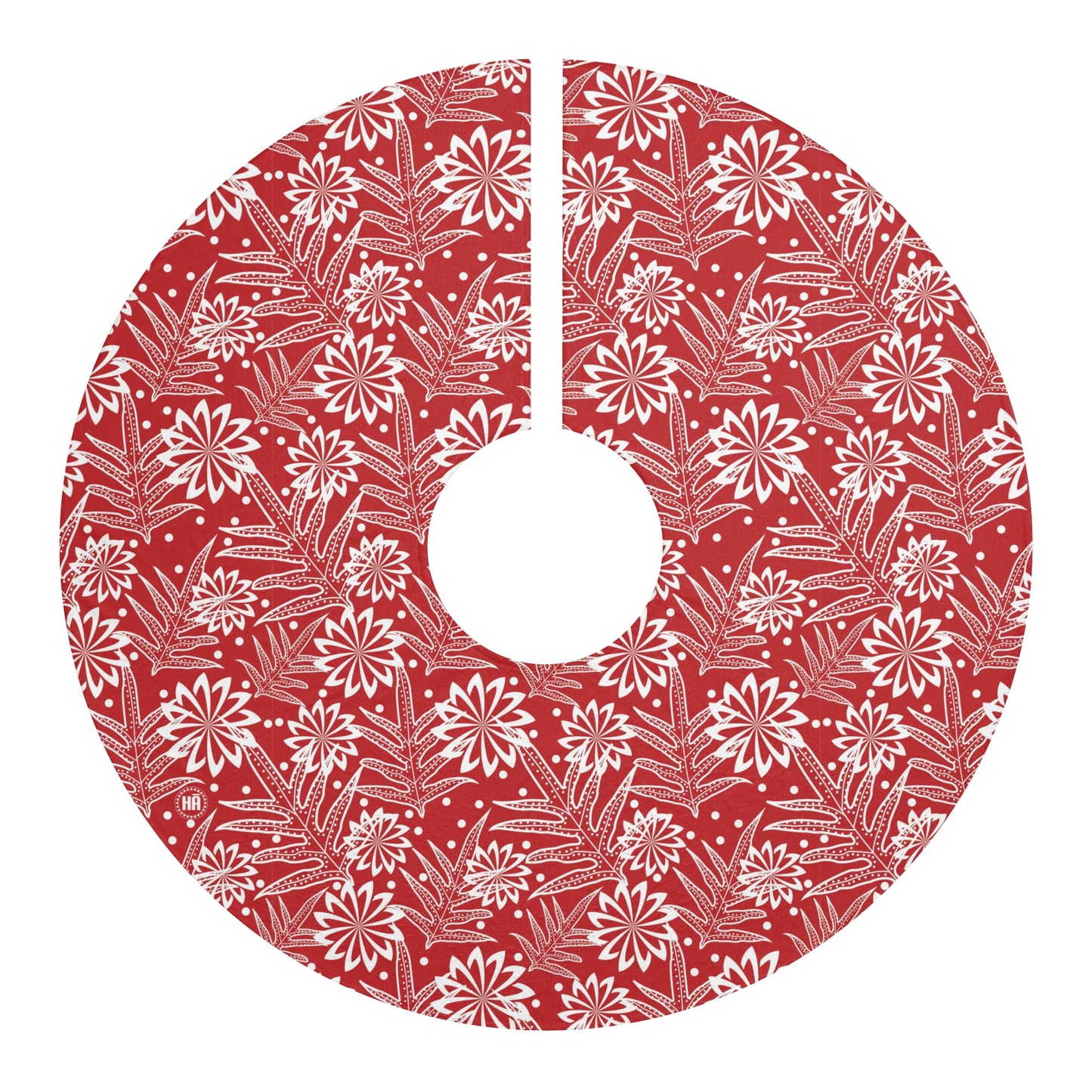 Kalikimaka Tree Skirt - Red