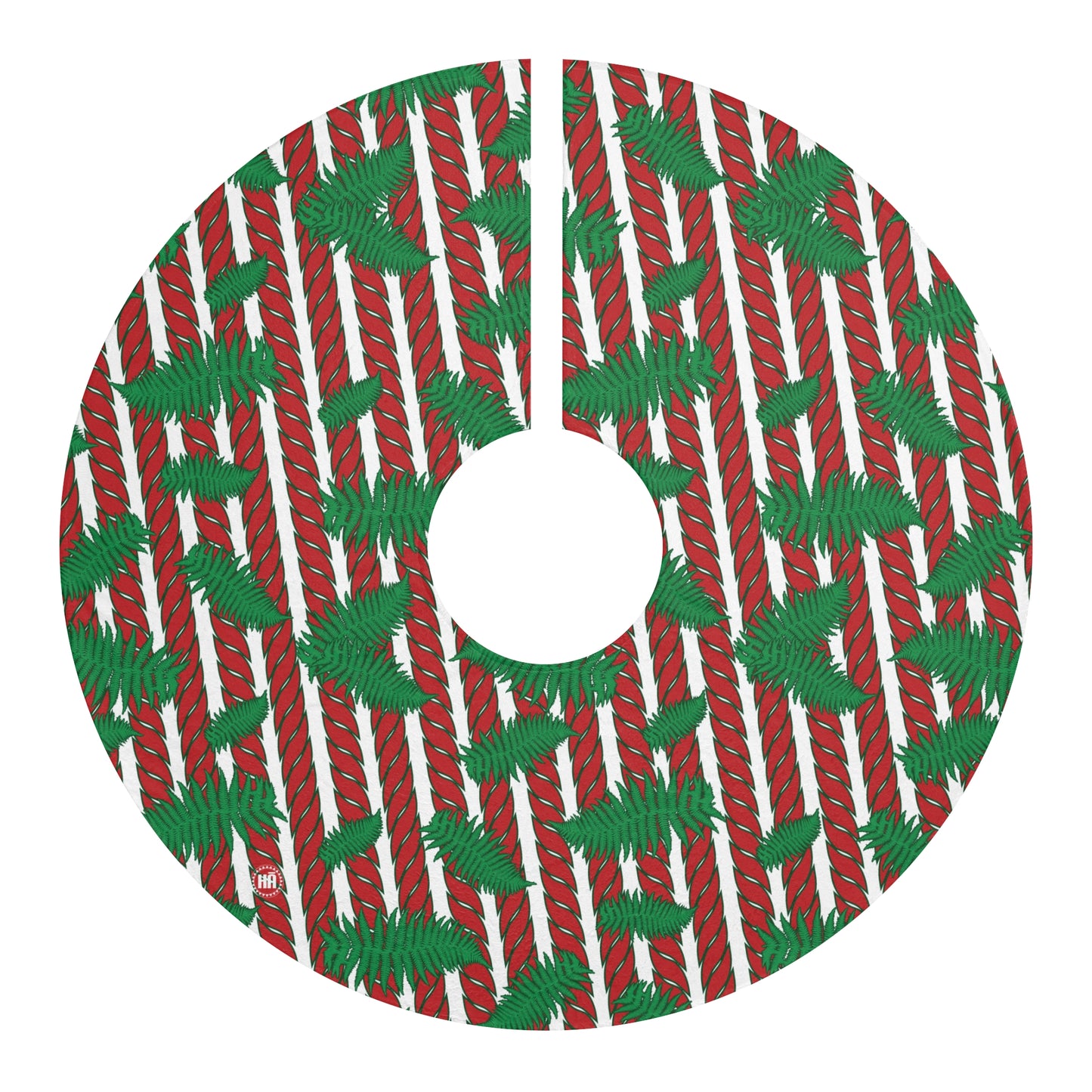 Kalikimaka Tree Skirt - Red/Green