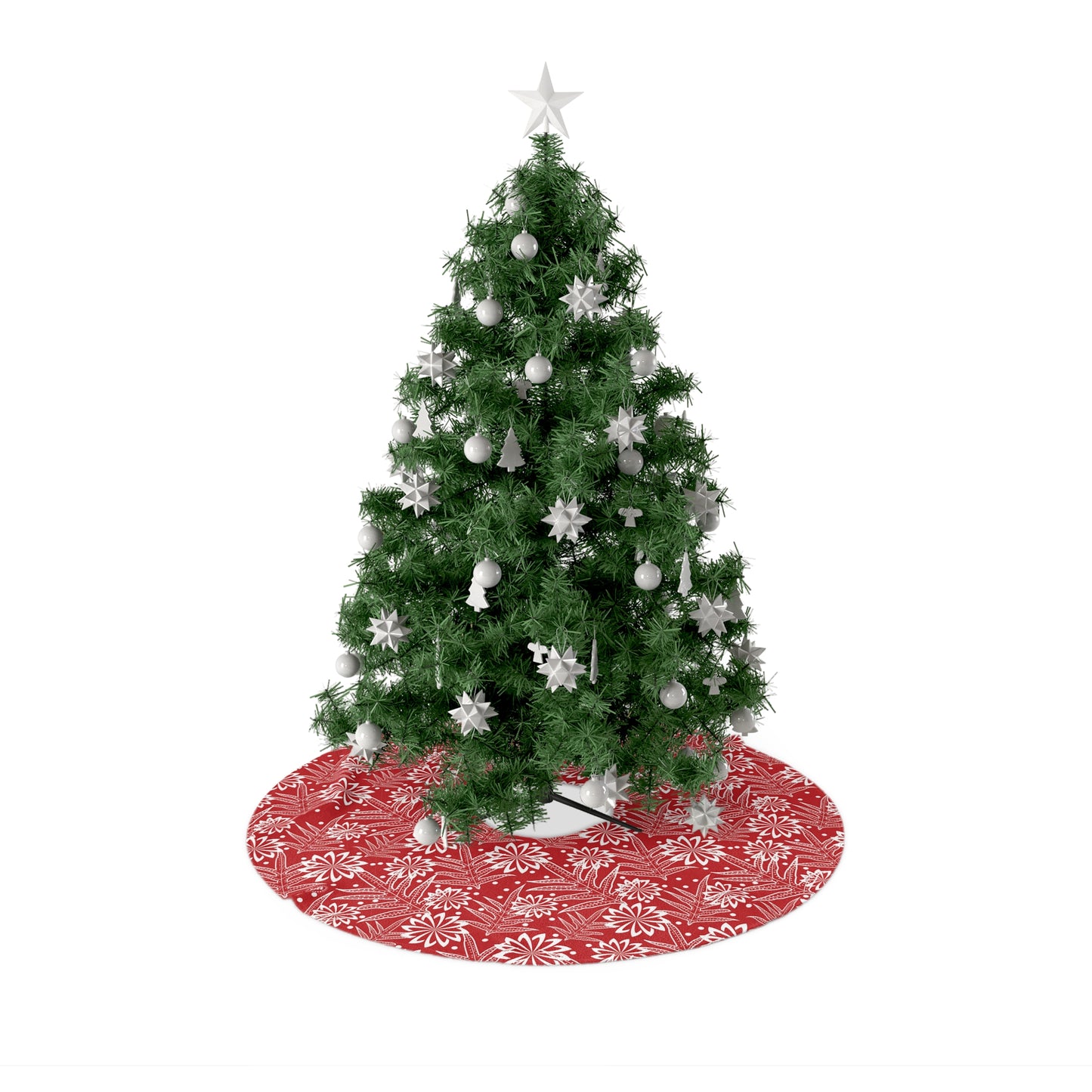 Kalikimaka Tree Skirt - Red