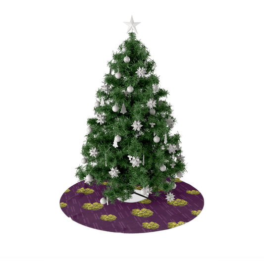 Kalikimaka Tree Skirt - Purple