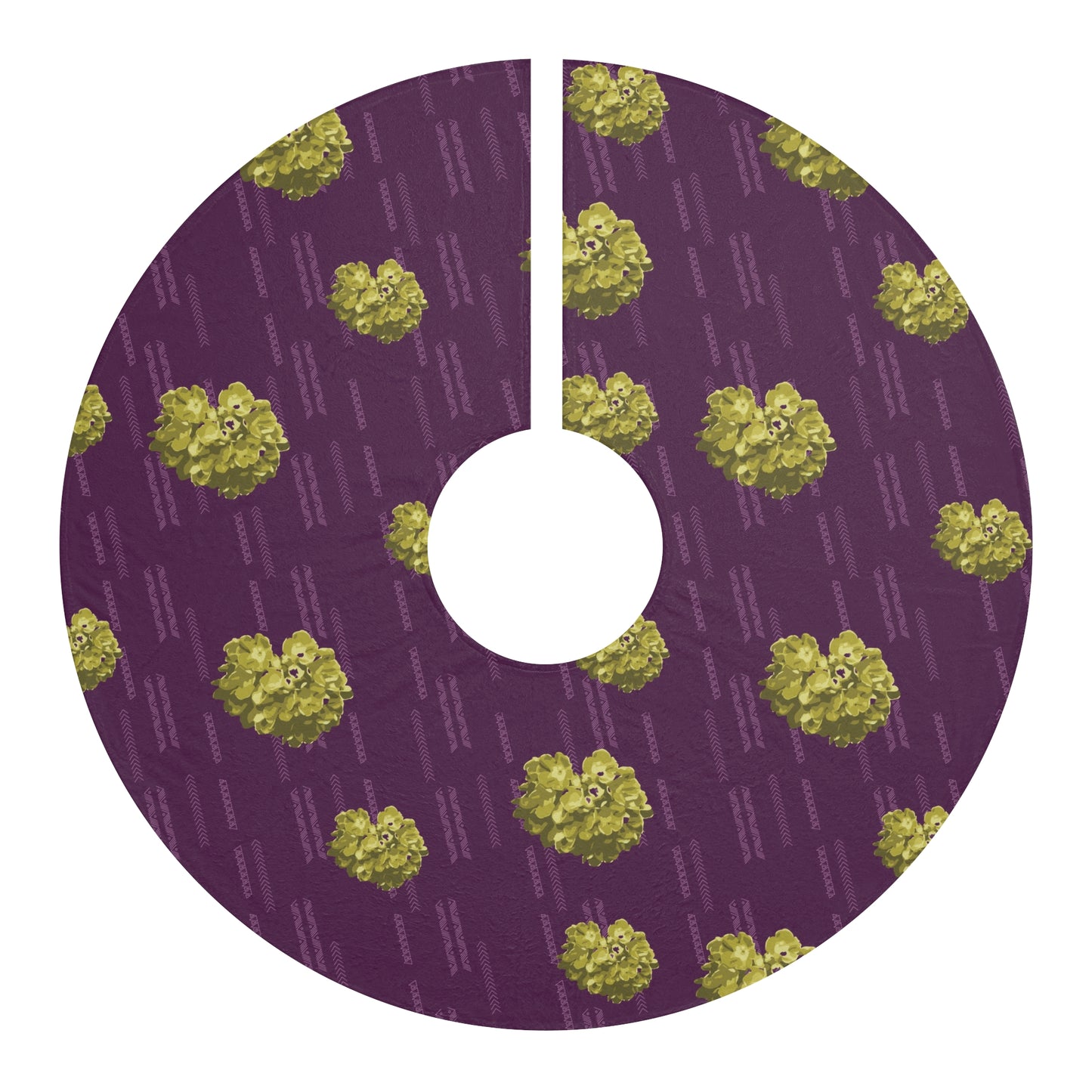 Kalikimaka Tree Skirt - Purple