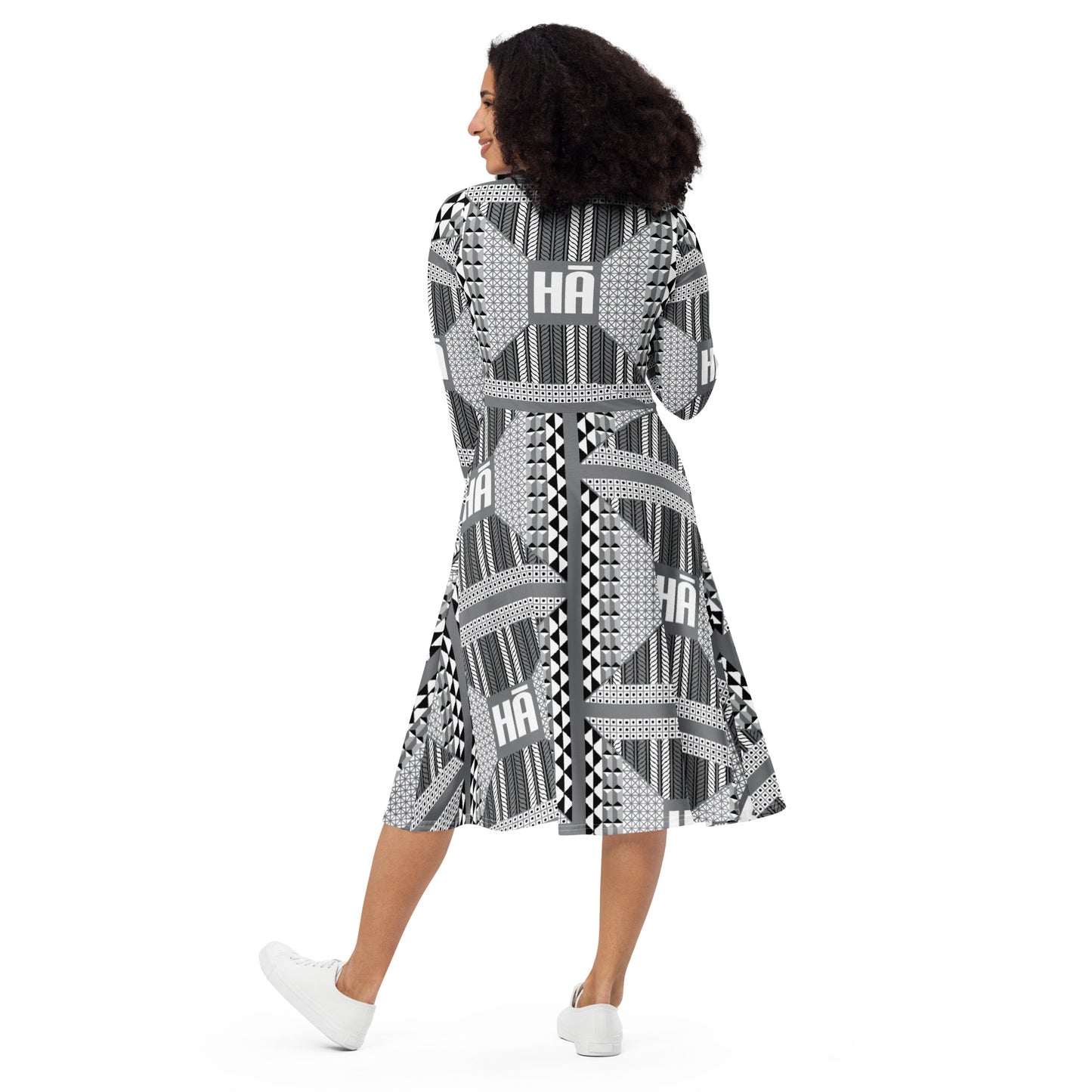Malino Long Sleeve Dress - Black