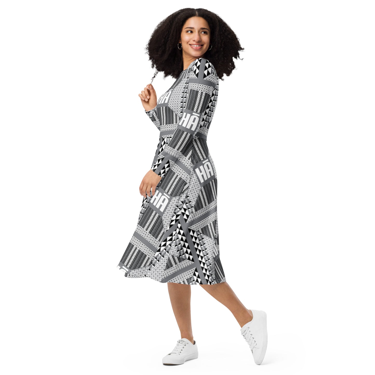 Malino Long Sleeve Dress - Black