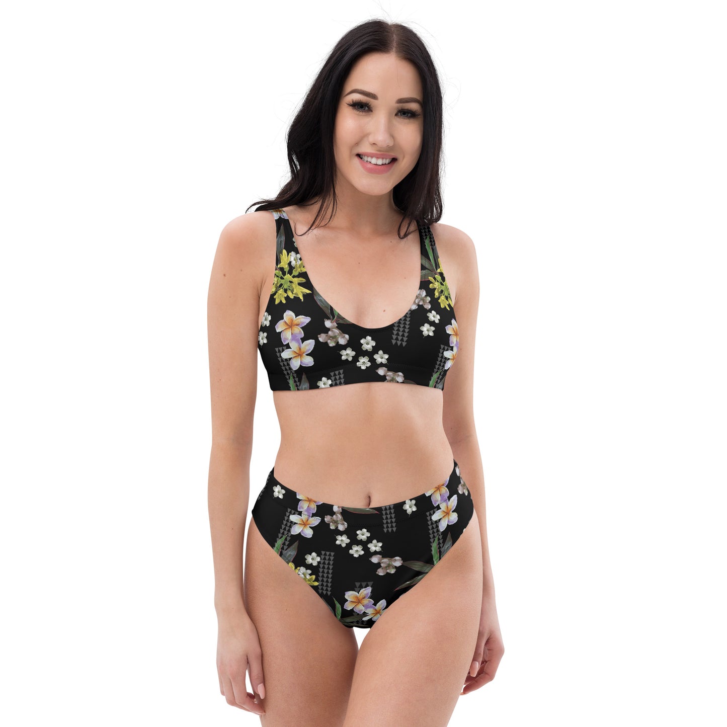 Aloha Kīhāpai Recycled high-waisted bikini