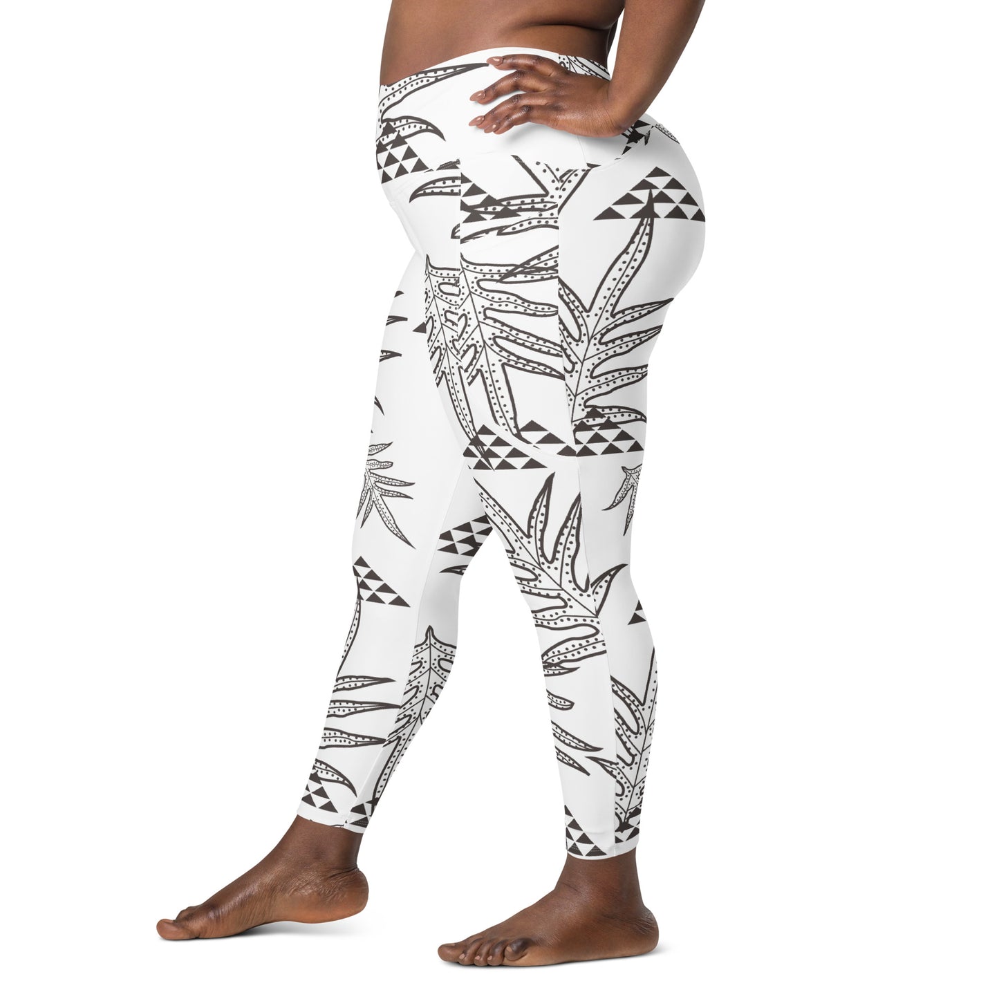 Laua'e Charcoal Leggings with pockets
