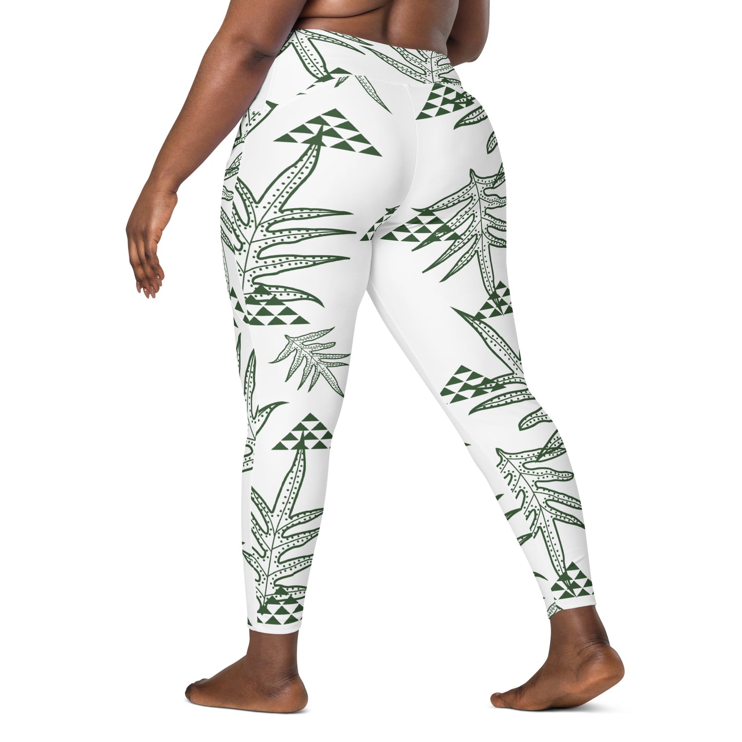 Laua'e Green Leggings with pockets