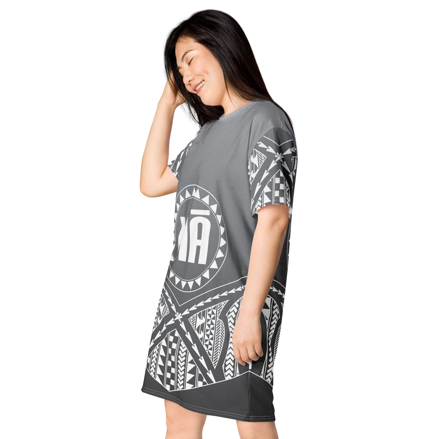 Pakipika (Grey) T-shirt dress
