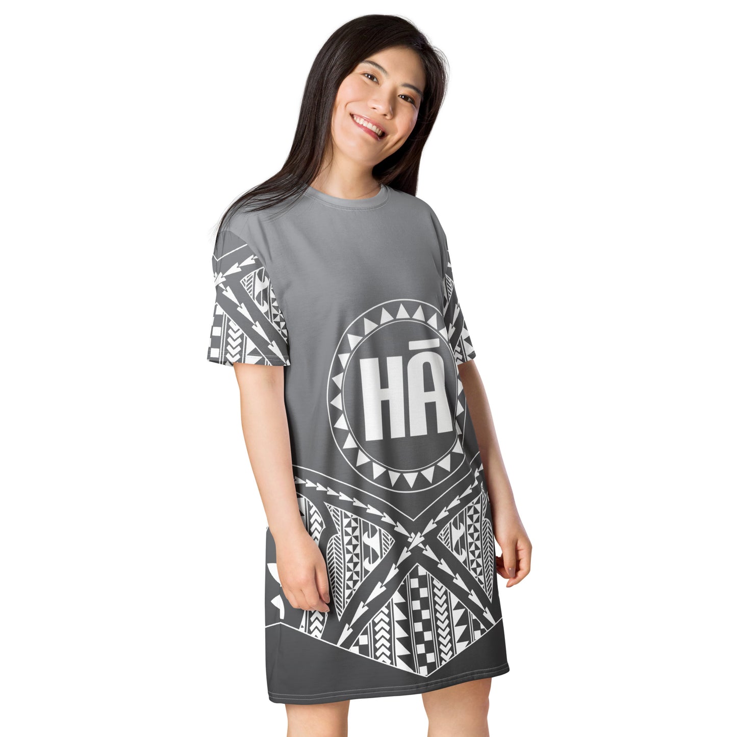 Pakipika (Grey) T-shirt dress