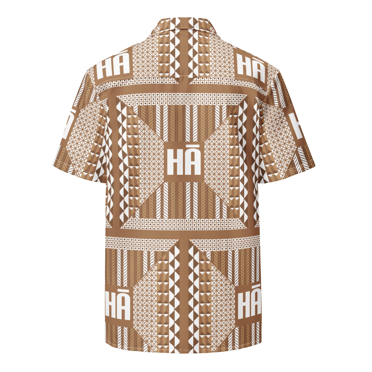 Malino button "Aloha" shirt - Brown