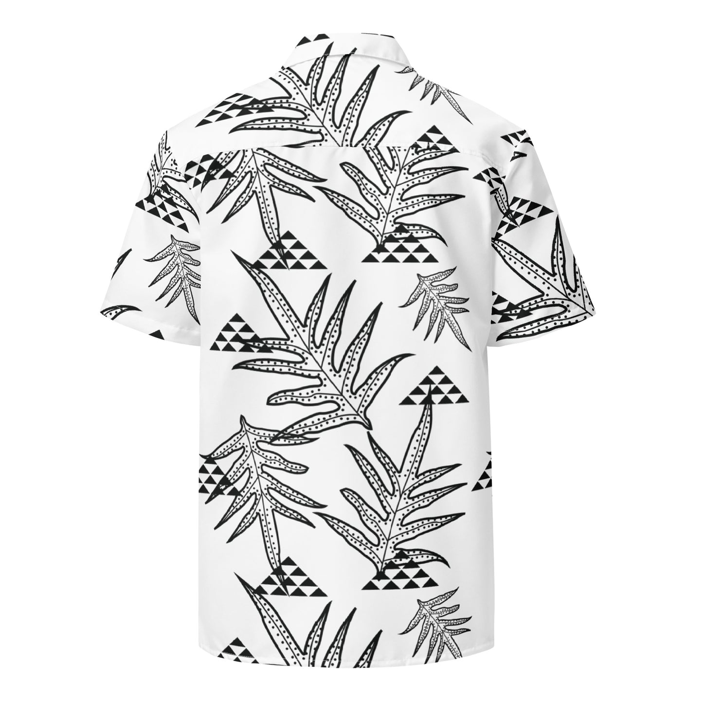 Laua'e White Unisex button shirt
