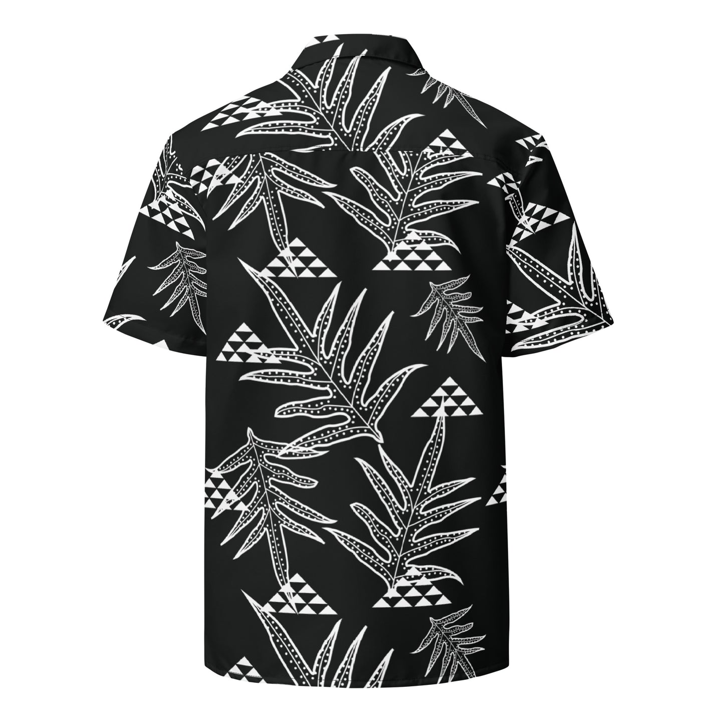 Laua'e Black Unisex button shirt