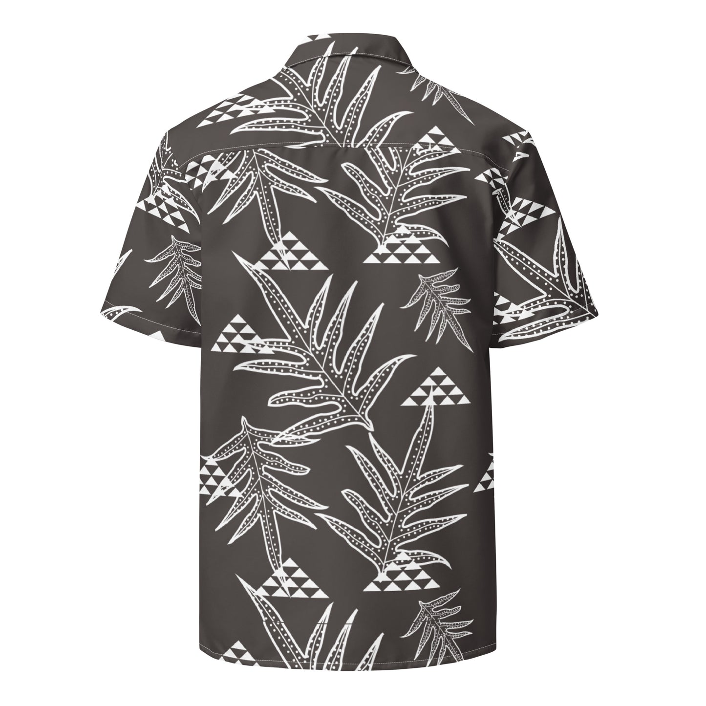 Laua'e Charcoal Unisex button shirt