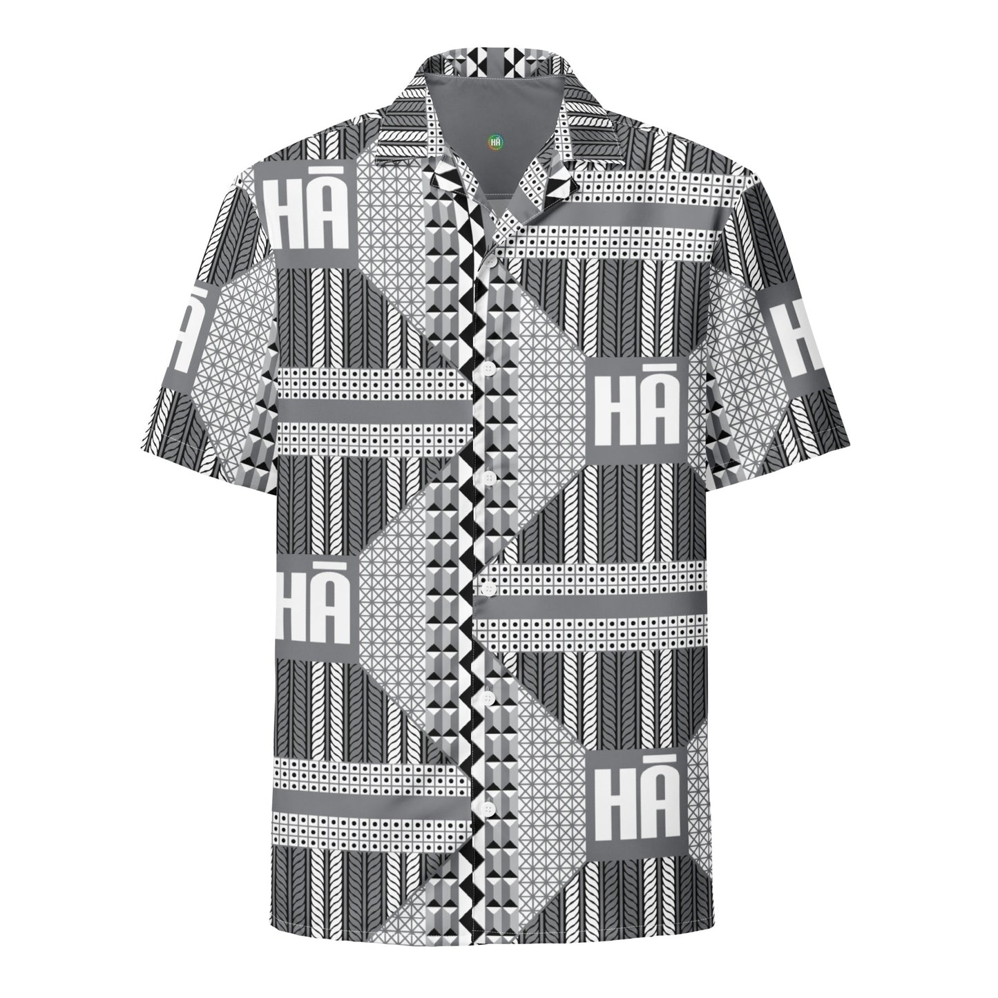 Malino button "Aloha" shirt - Black