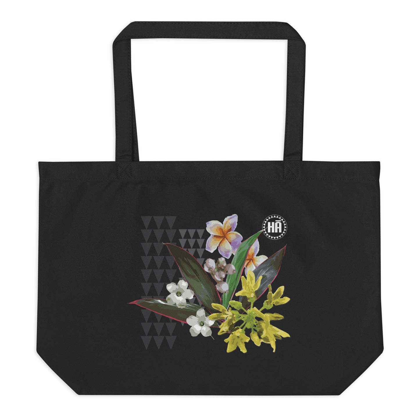Aloha Kīhāpai Large organic tote bag