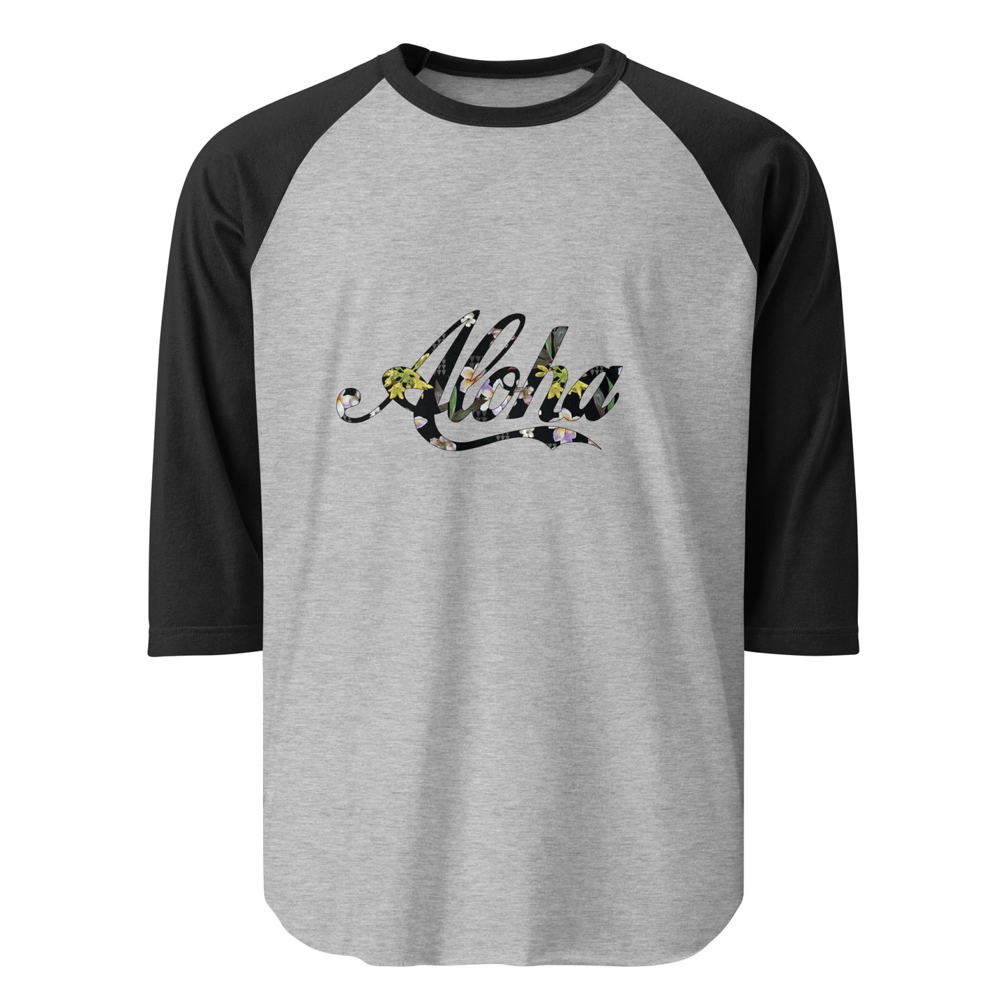 Aloha Kīhāpai 3/4 sleeve raglan shirt
