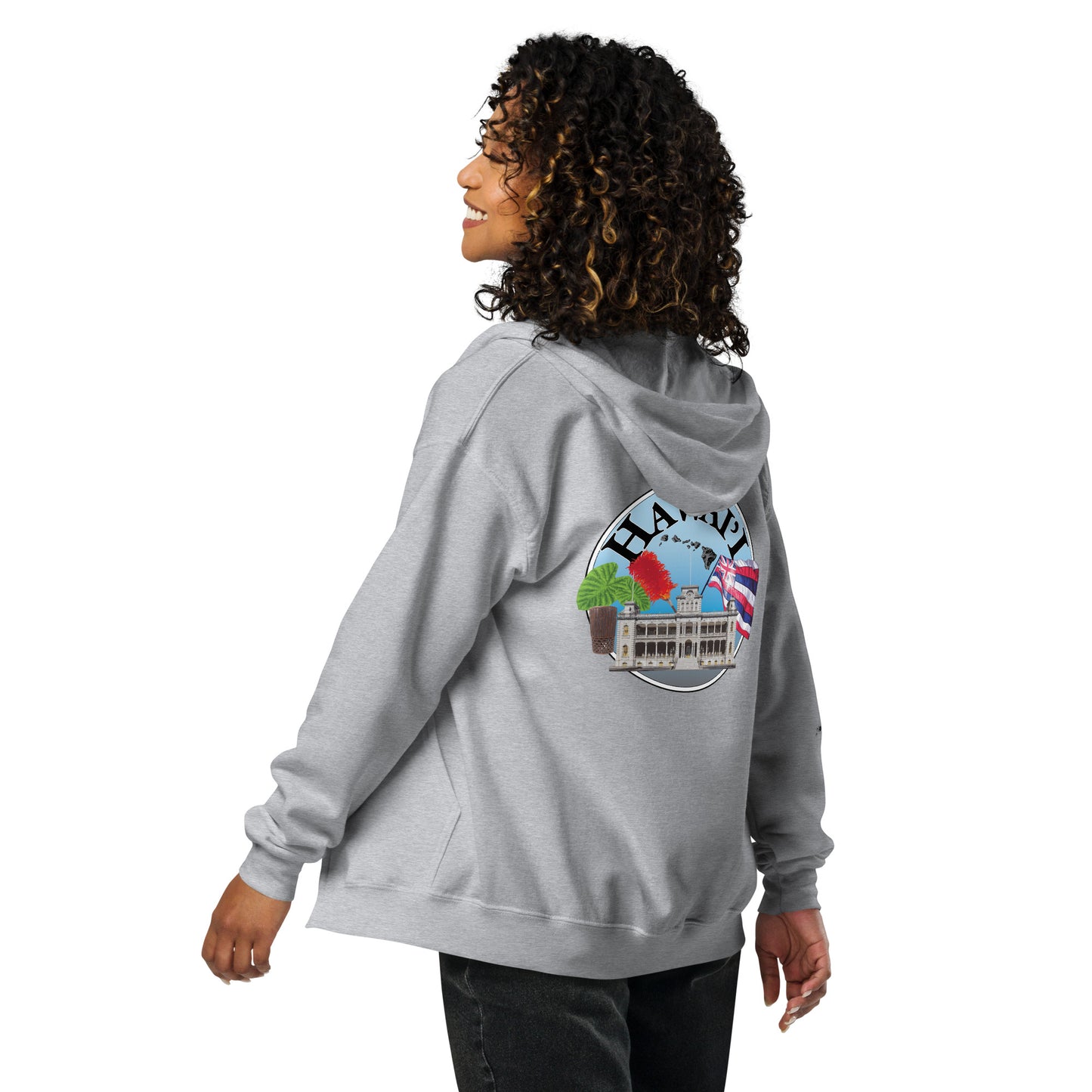 Rep HI Unisex heavy blend zip hoodie