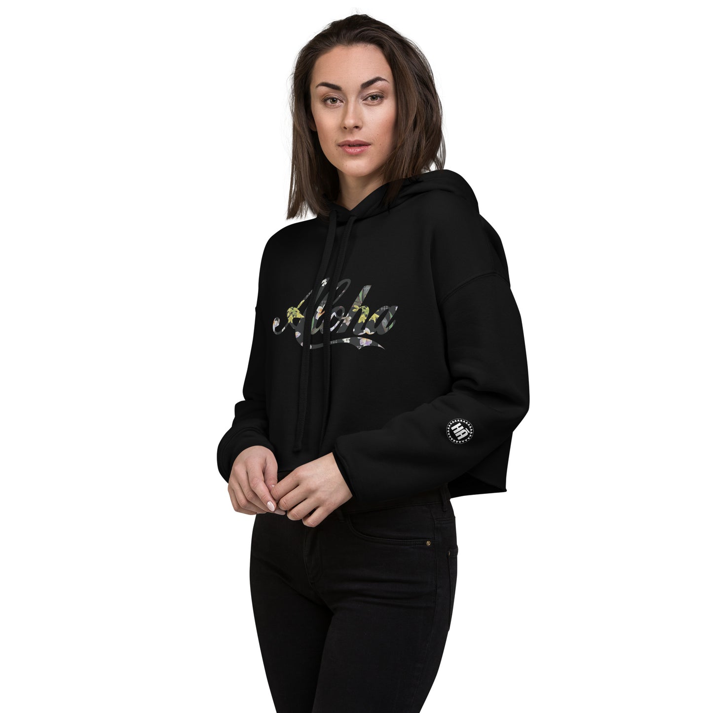 Aloha Kīhāpai Crop Hoodie