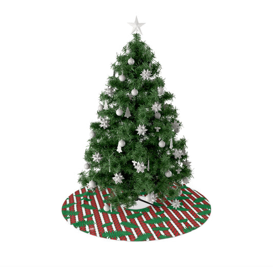 Kalikimaka Tree Skirt - Red/Green