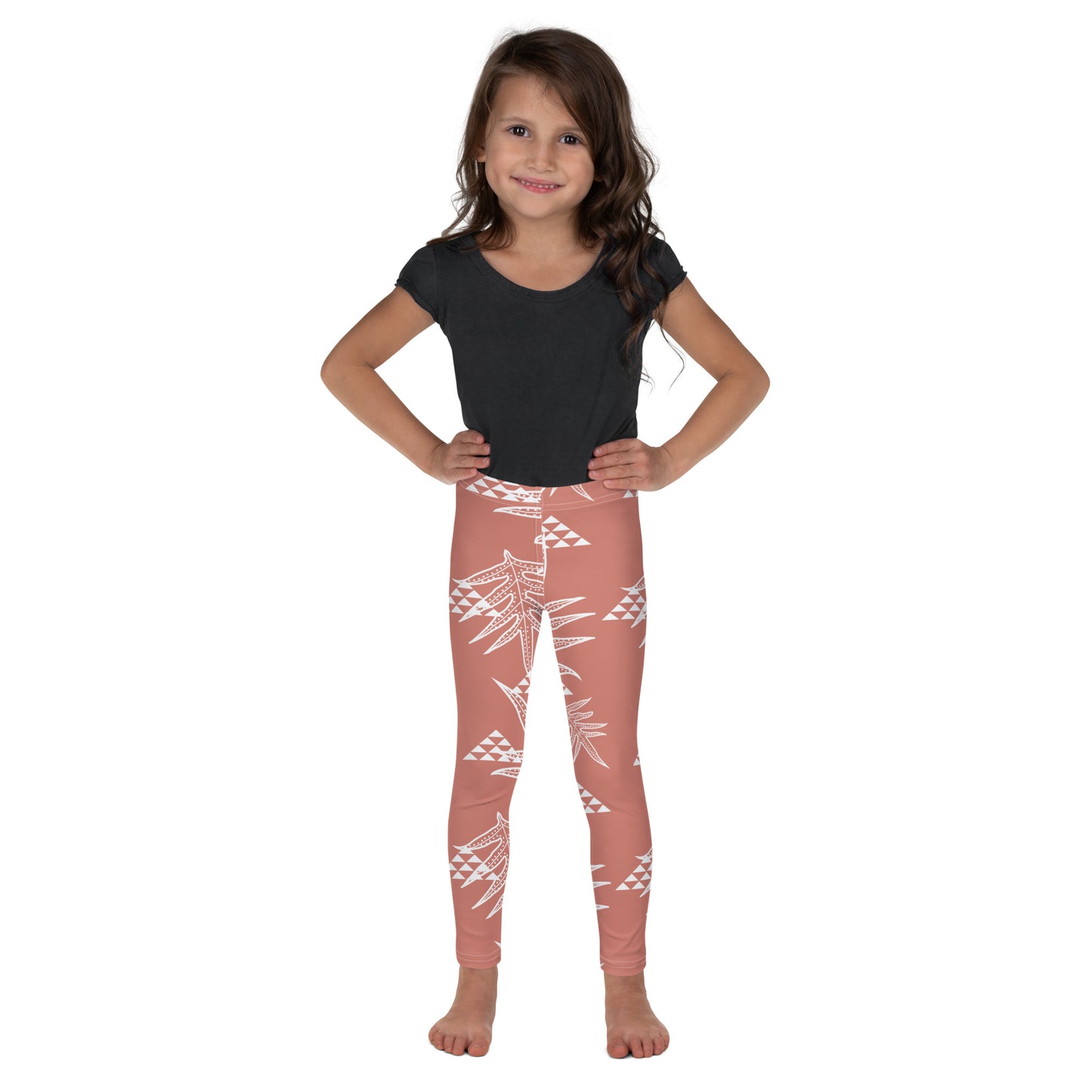 Laua'e Rose Kid's Leggings