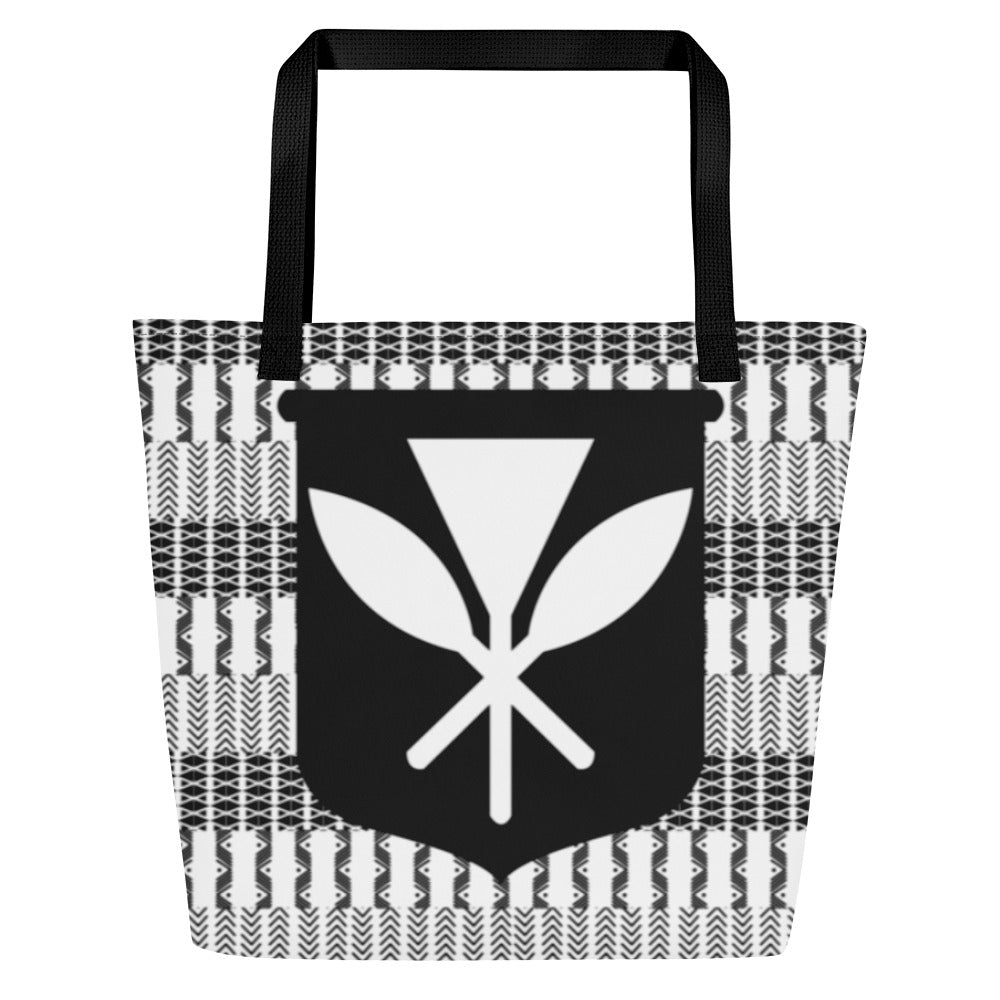 Kanaka All-Over Print Large Tote Bag