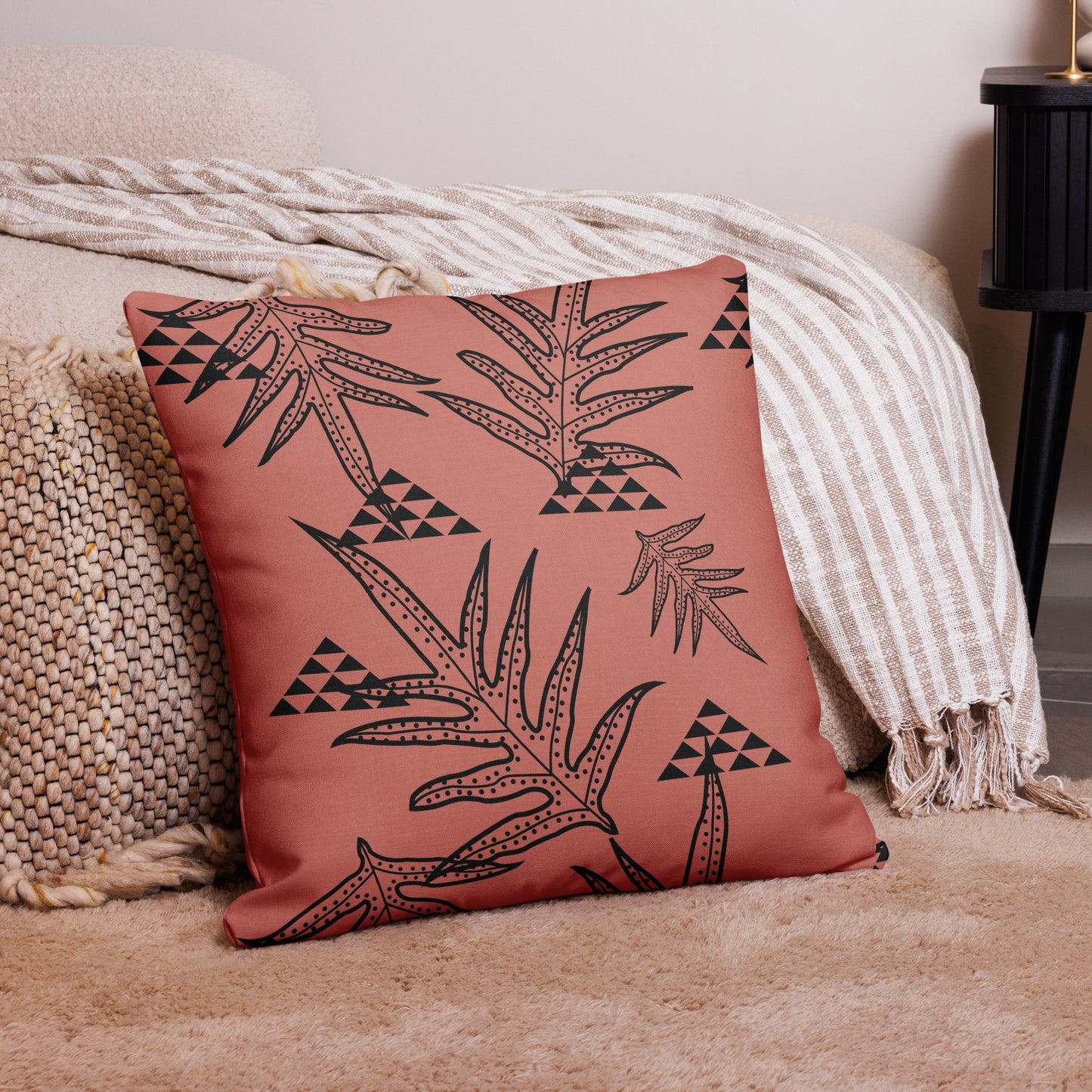 Laua'e Rose Premium Pillow