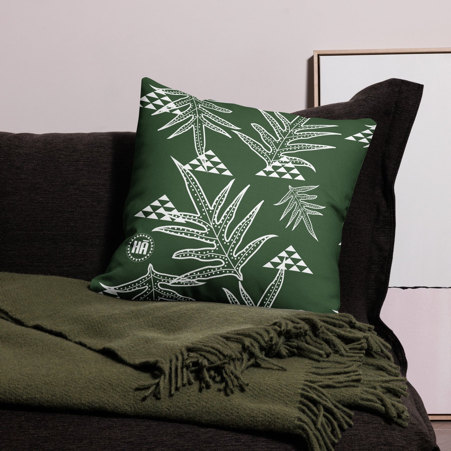 Laua'e Green Premium Pillow