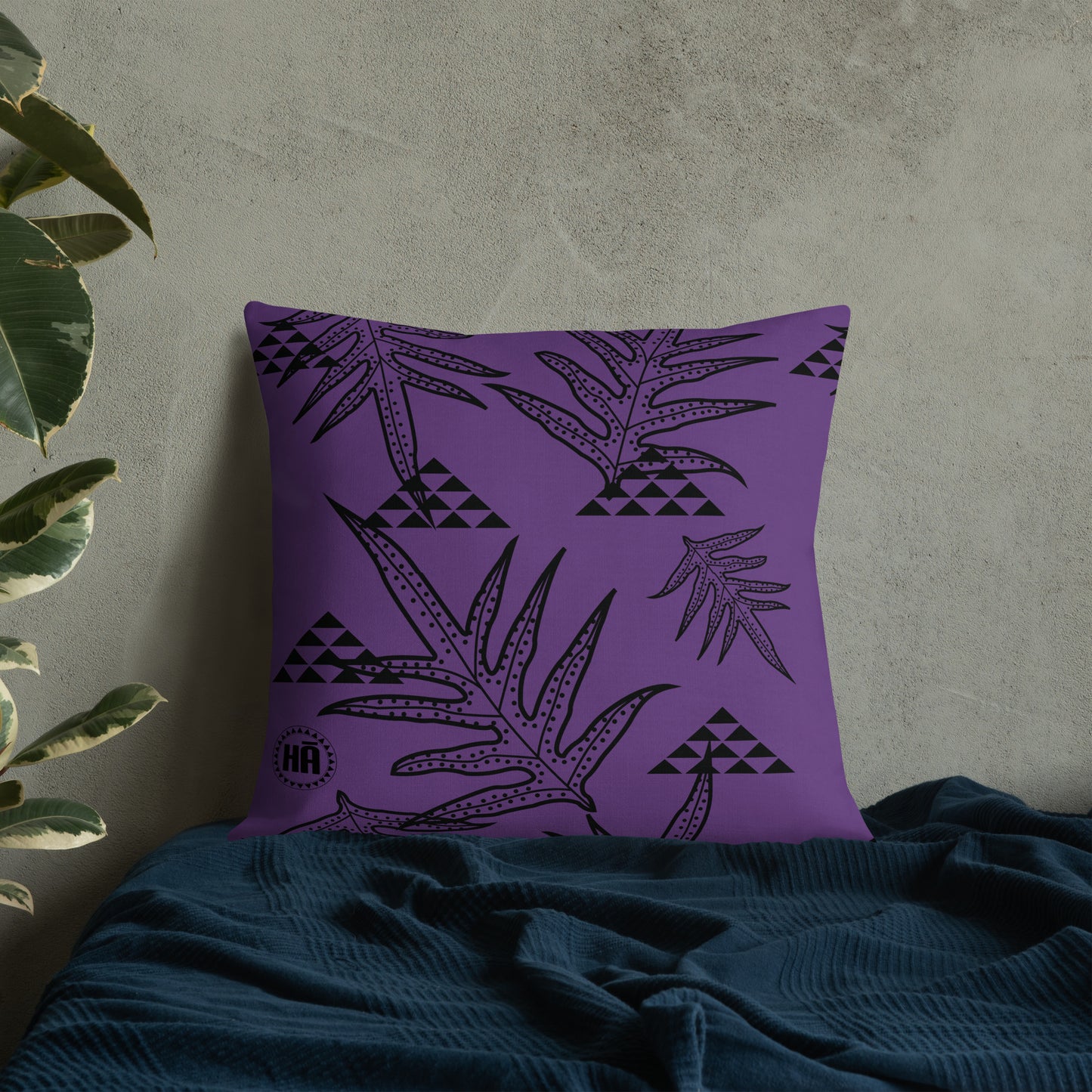 Laua'e Purple Premium Pillow