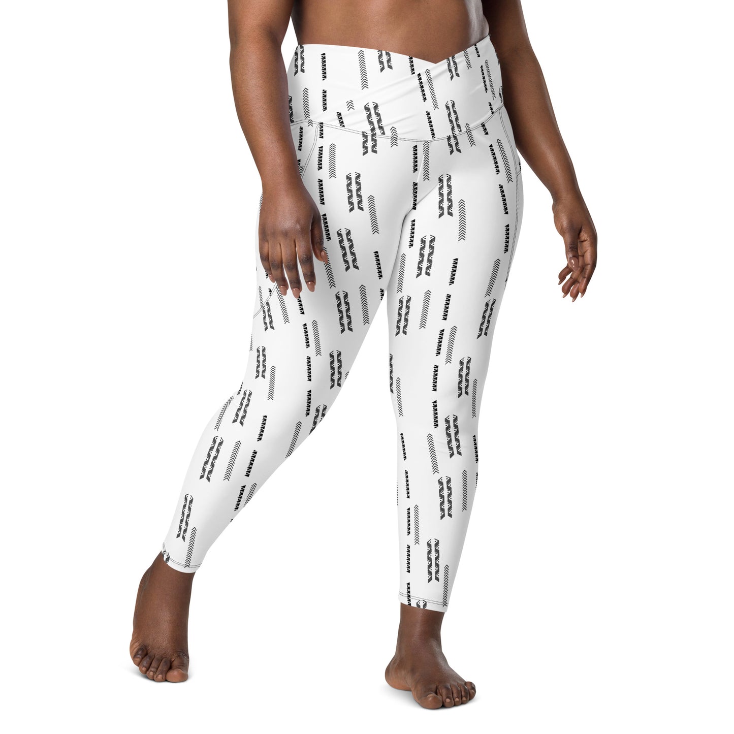 Kapa Crossover leggings with pockets