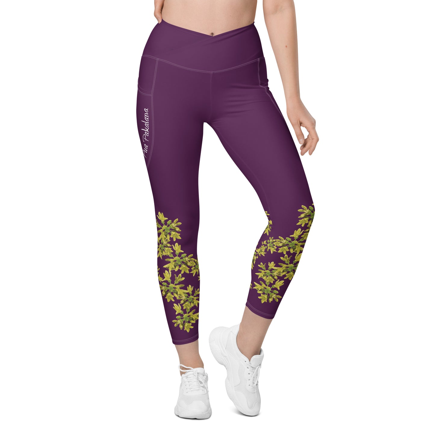 Pakalana Crossover leggings with pockets