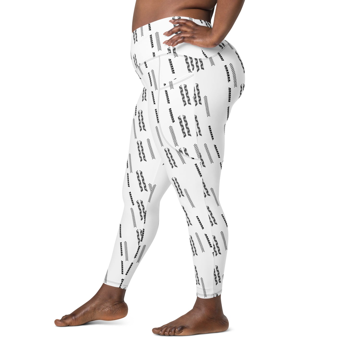 Kapa Crossover leggings with pockets