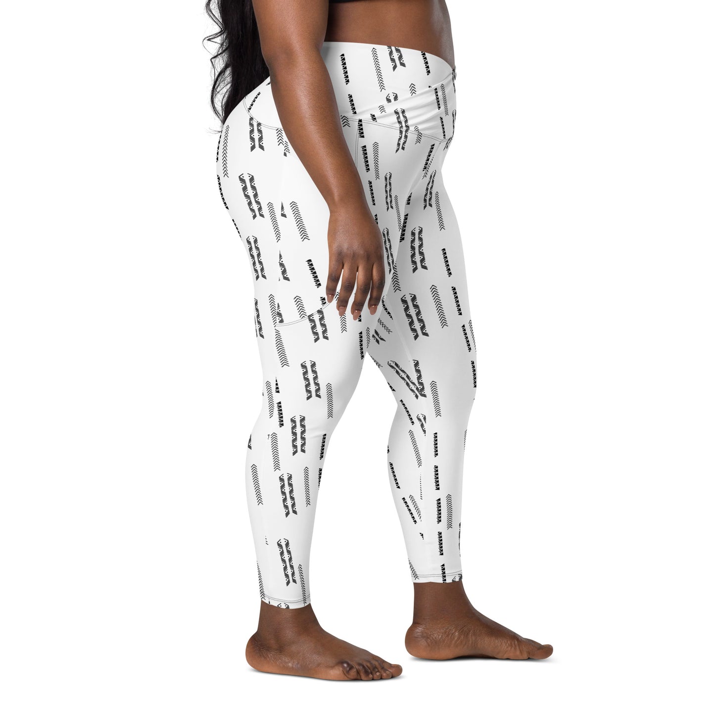 Kapa Crossover leggings with pockets