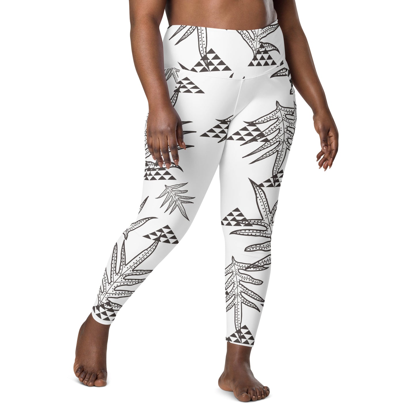 Laua'e Charcoal Leggings with pockets