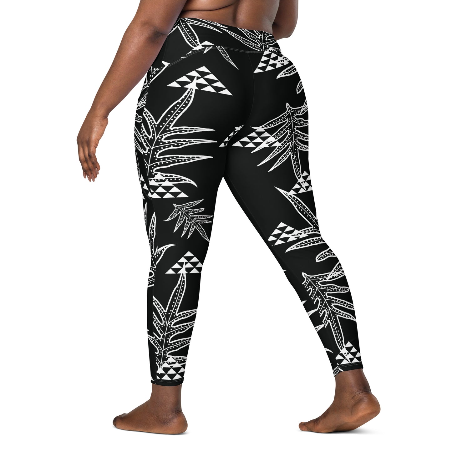 Laua'e Black Leggings with pockets