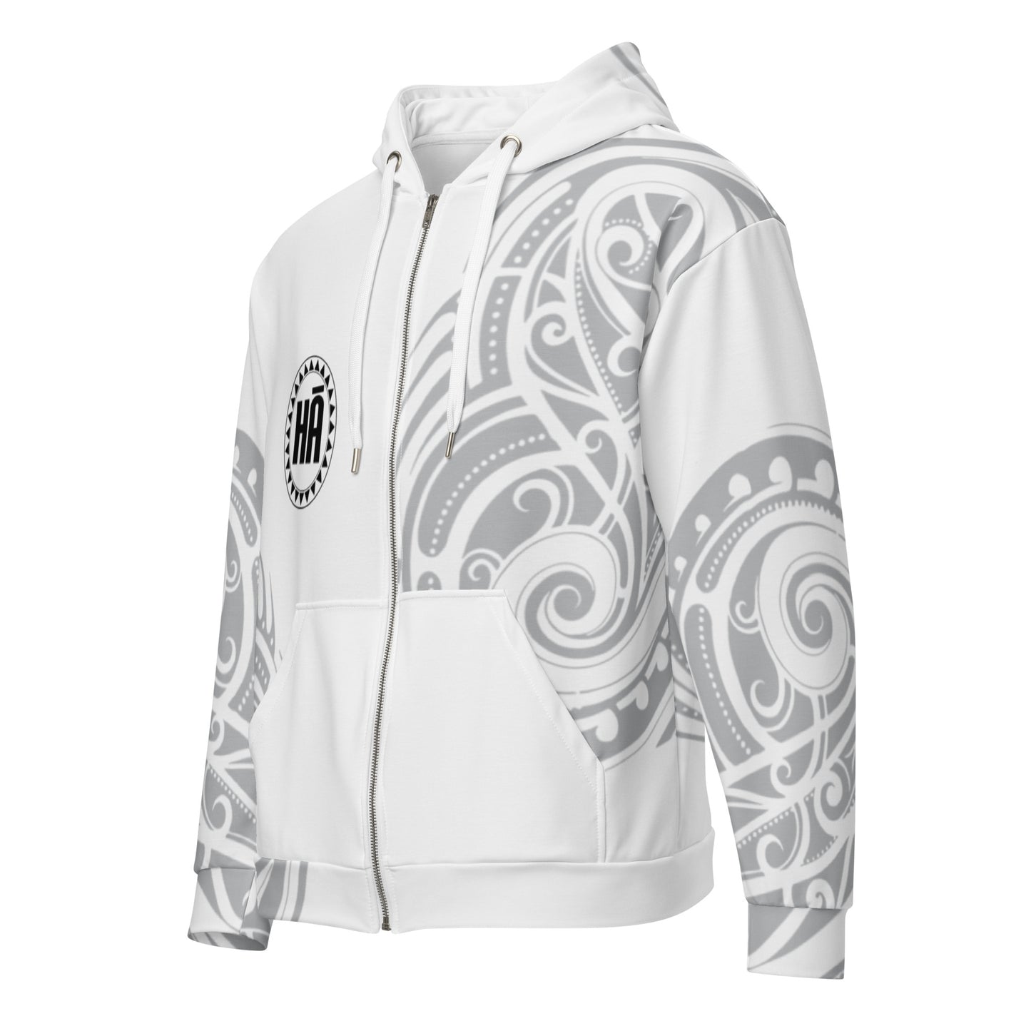 Hā Logo Unisex zip hoodie