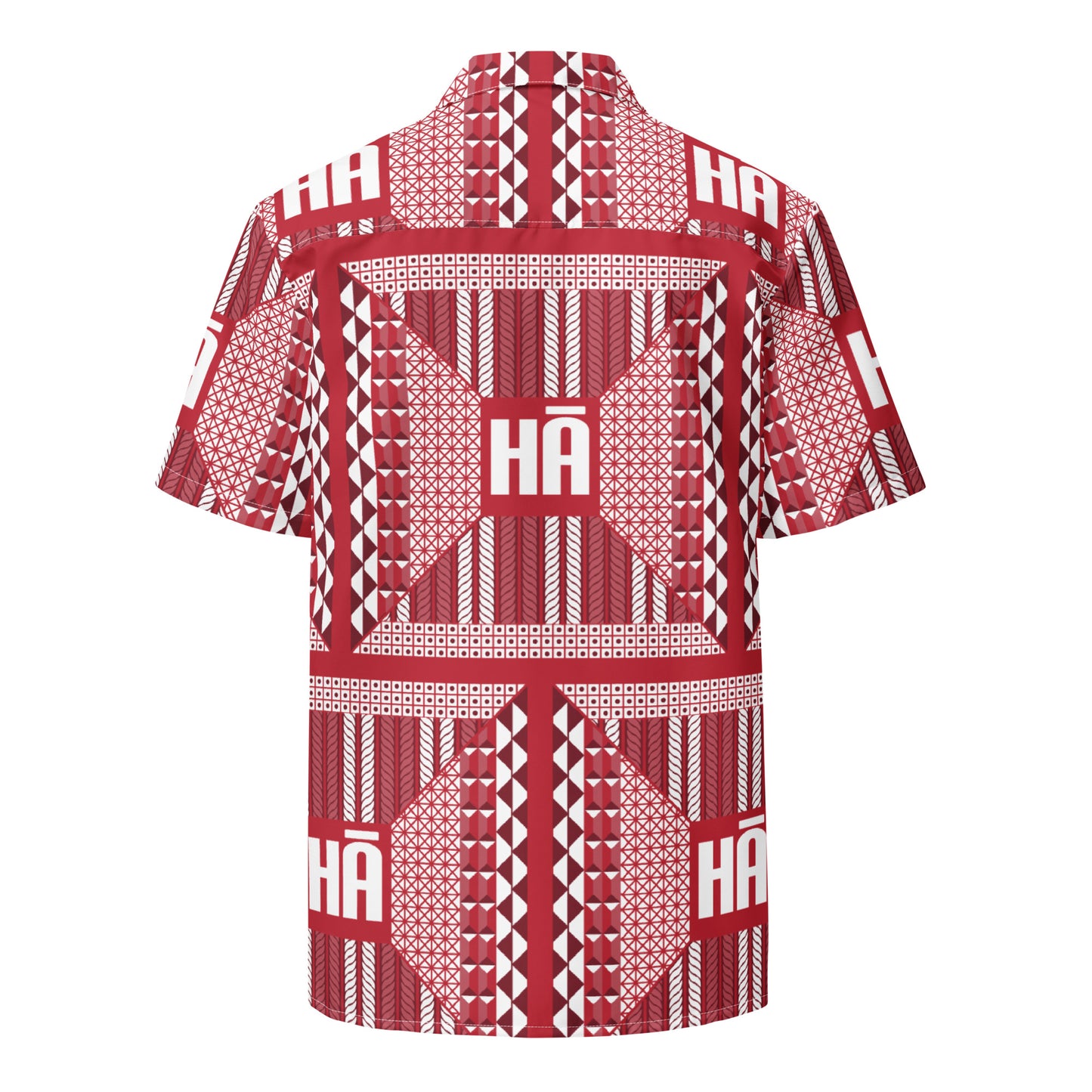 Malino button "Aloha" shirt - Red