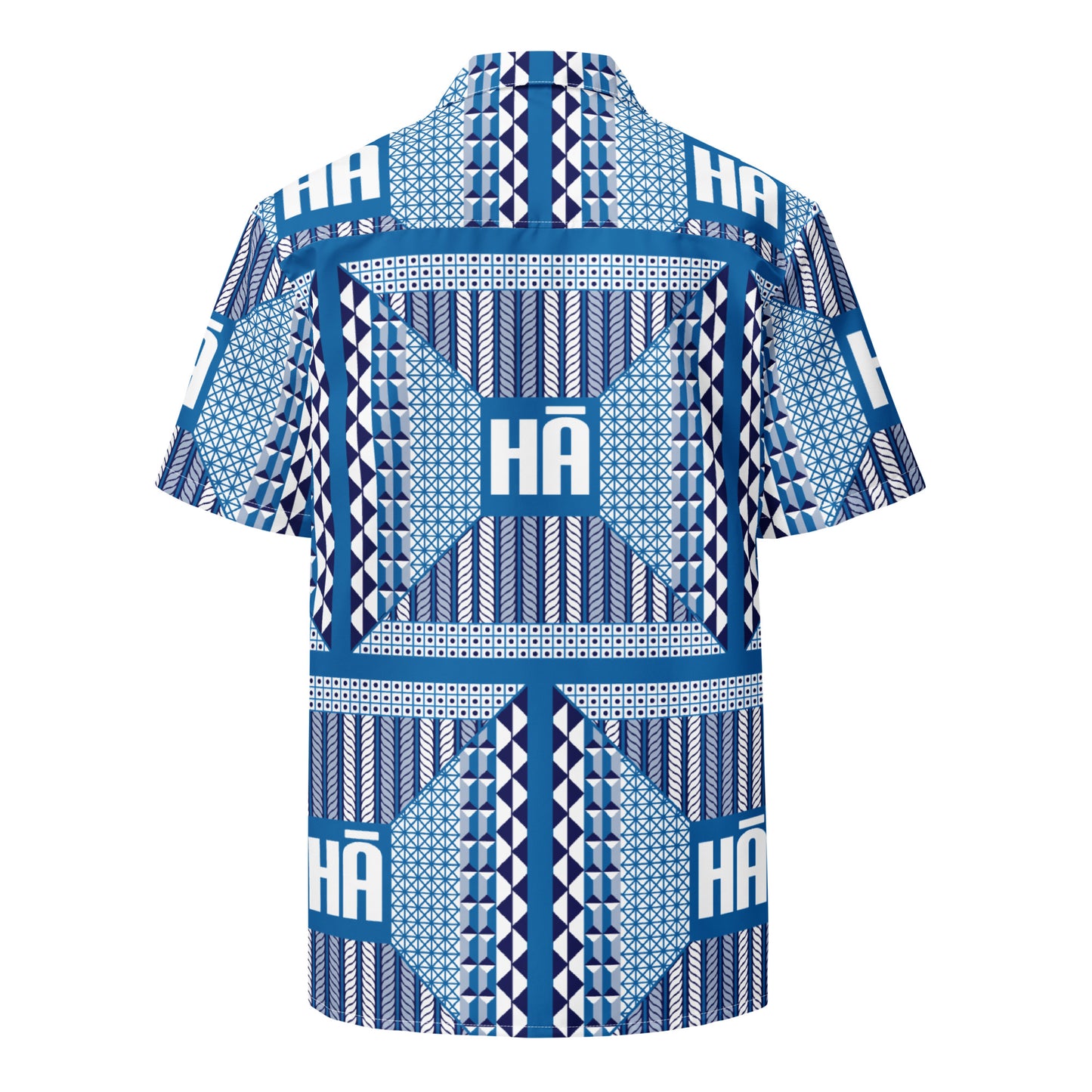 Malino button "Aloha" shirt - Blue