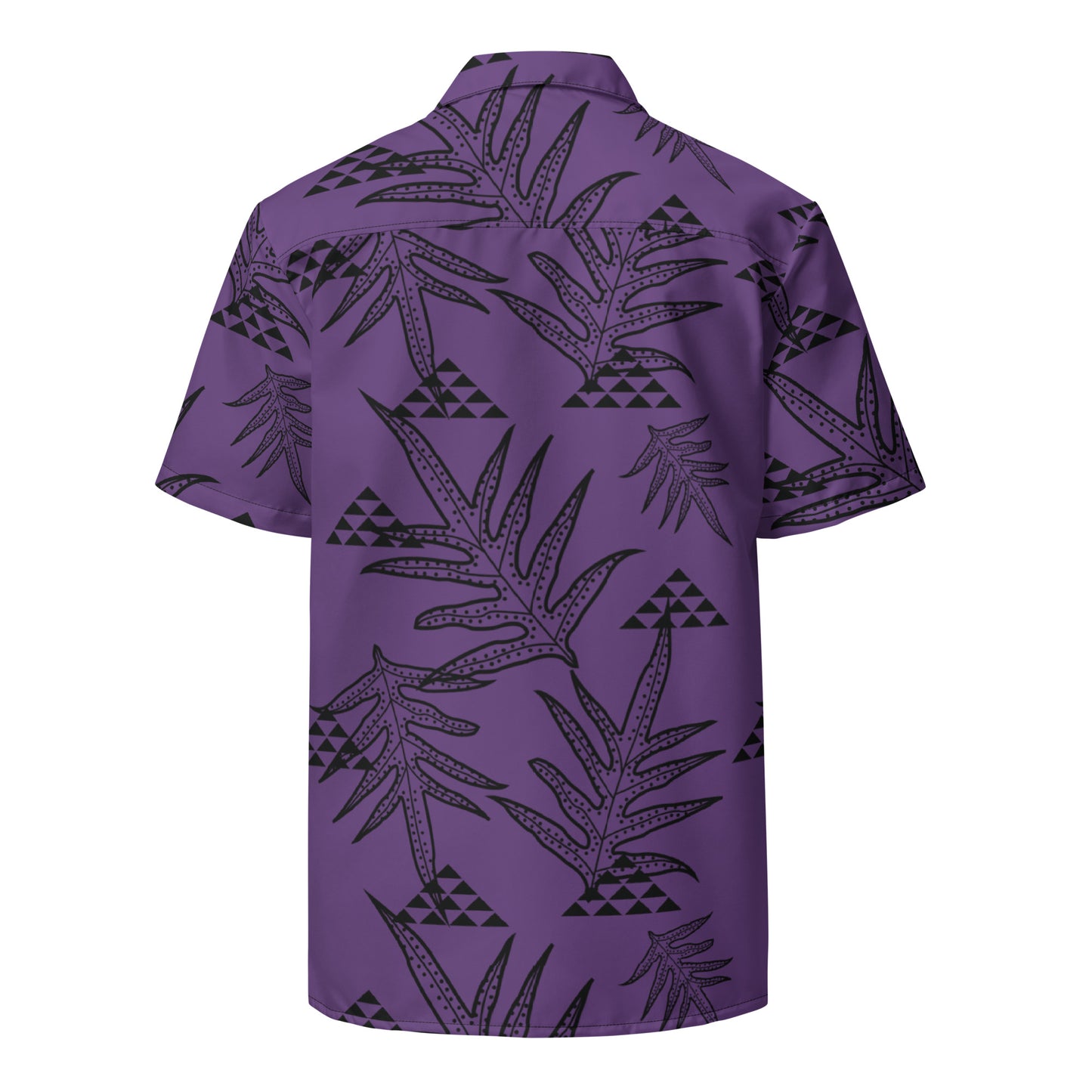 Laua'e Purple Unisex button shirt