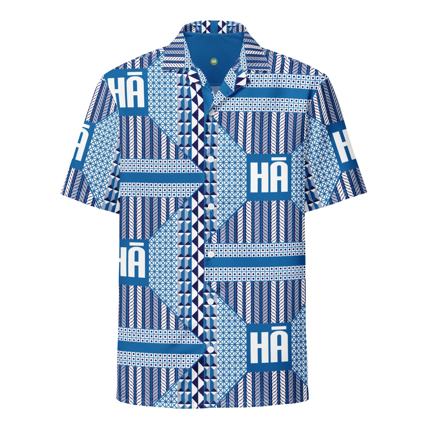 Malino button "Aloha" shirt - Blue