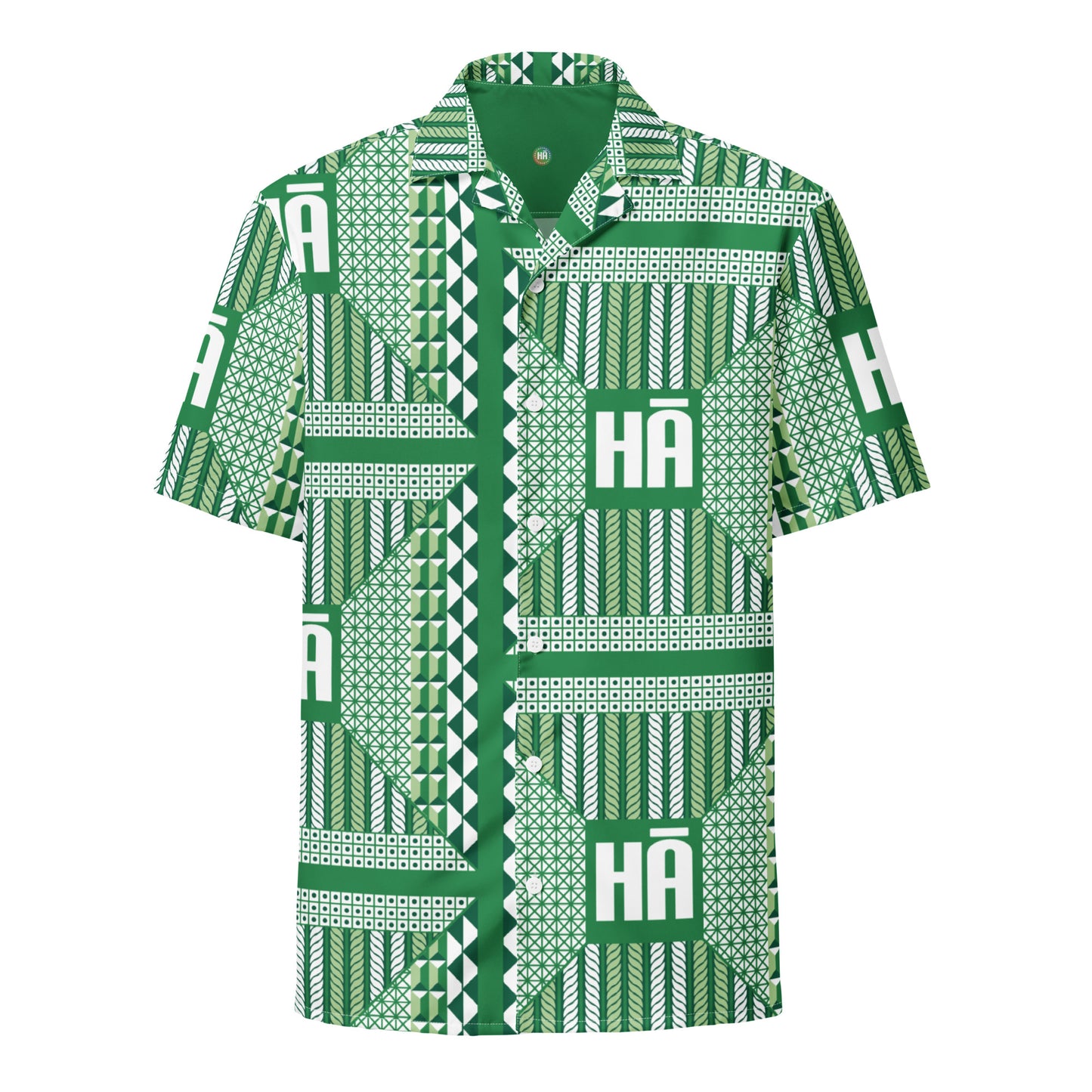 Malino button "Aloha" shirt - Green