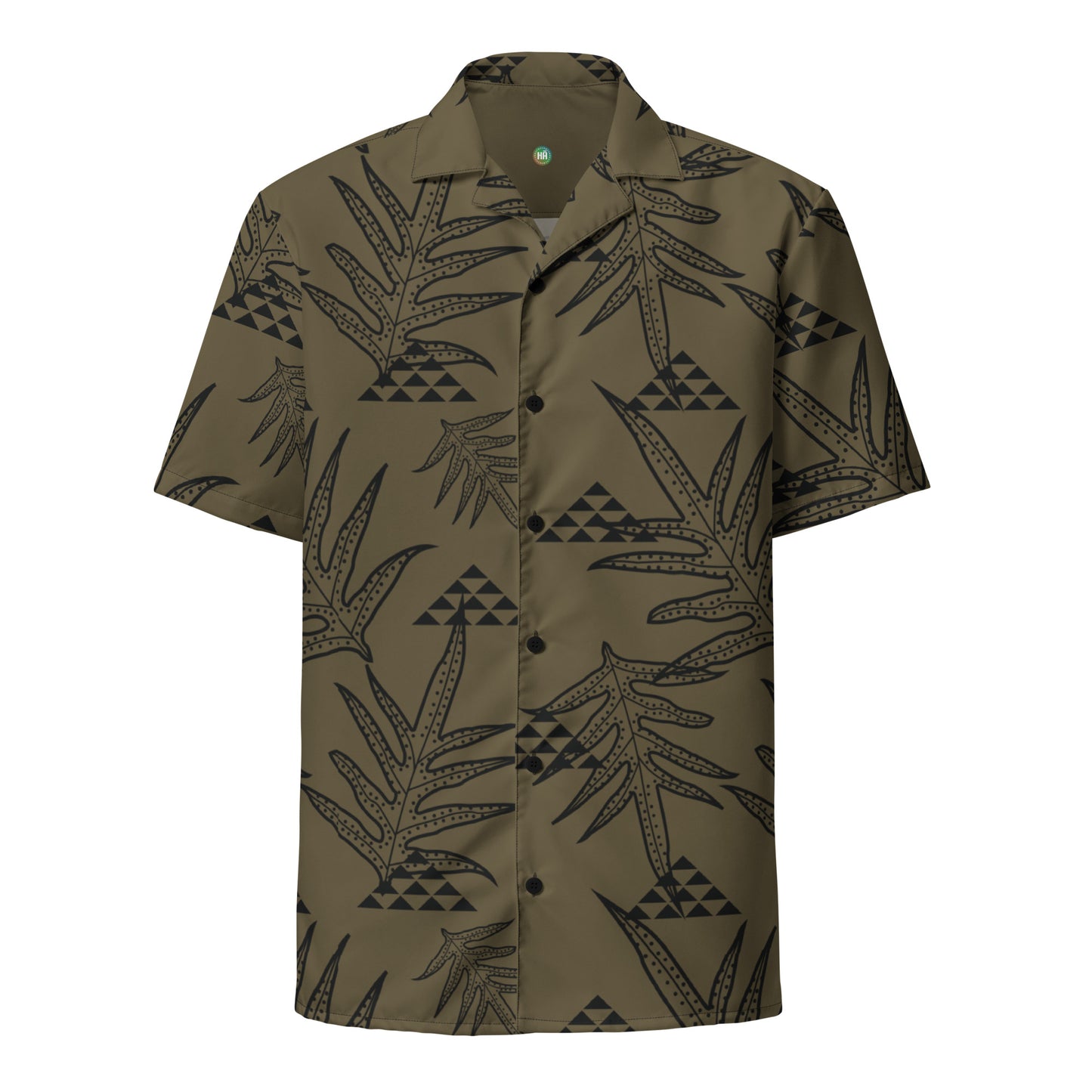 Laua'e Military Unisex button shirt