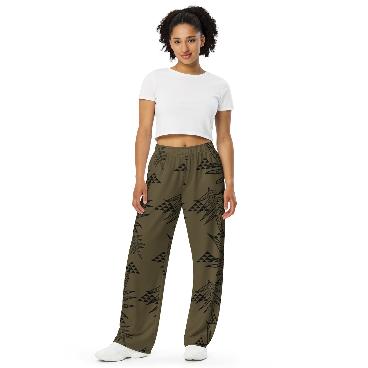 Laua'e Military unisex wide-leg pants