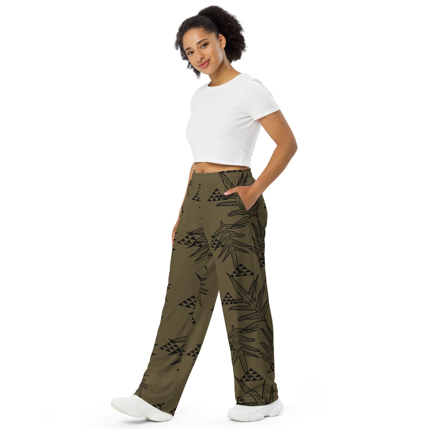 Laua'e Military unisex wide-leg pants