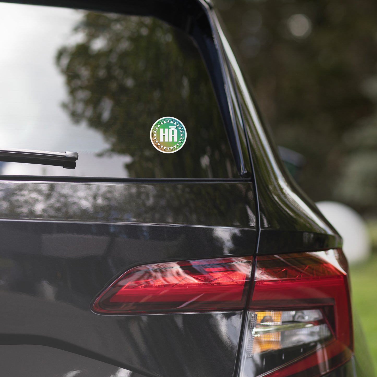 Hā Logo Bubble-free stickers