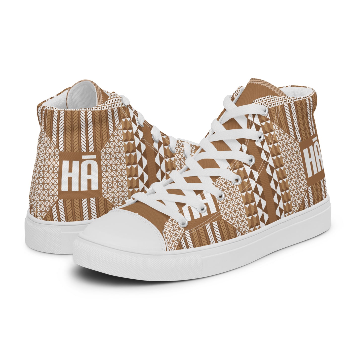 Malino Men’s high top canvas shoes - Brown