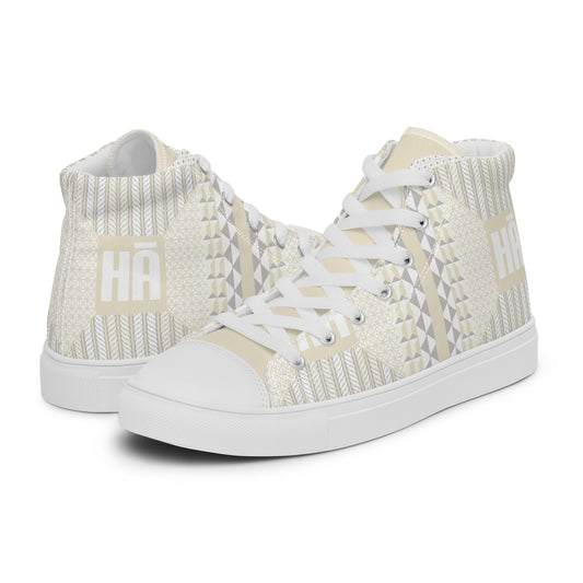 Malino Men’s high top canvas shoes - Cream