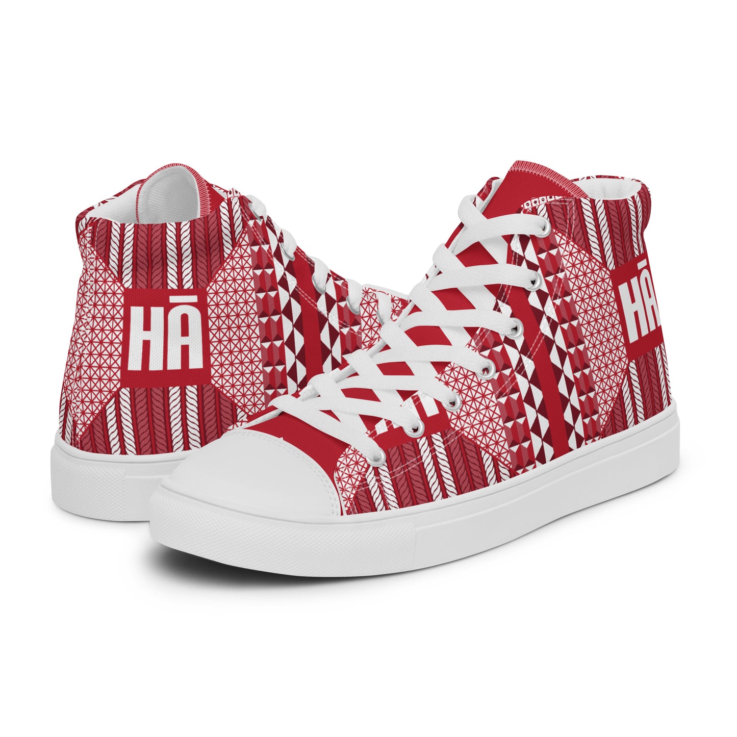 Malino Men’s high top canvas shoes - Red