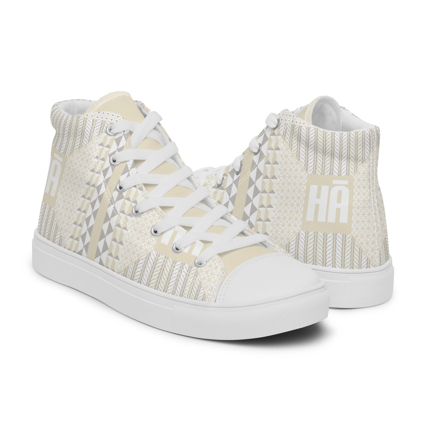 Malino Men’s high top canvas shoes - Cream