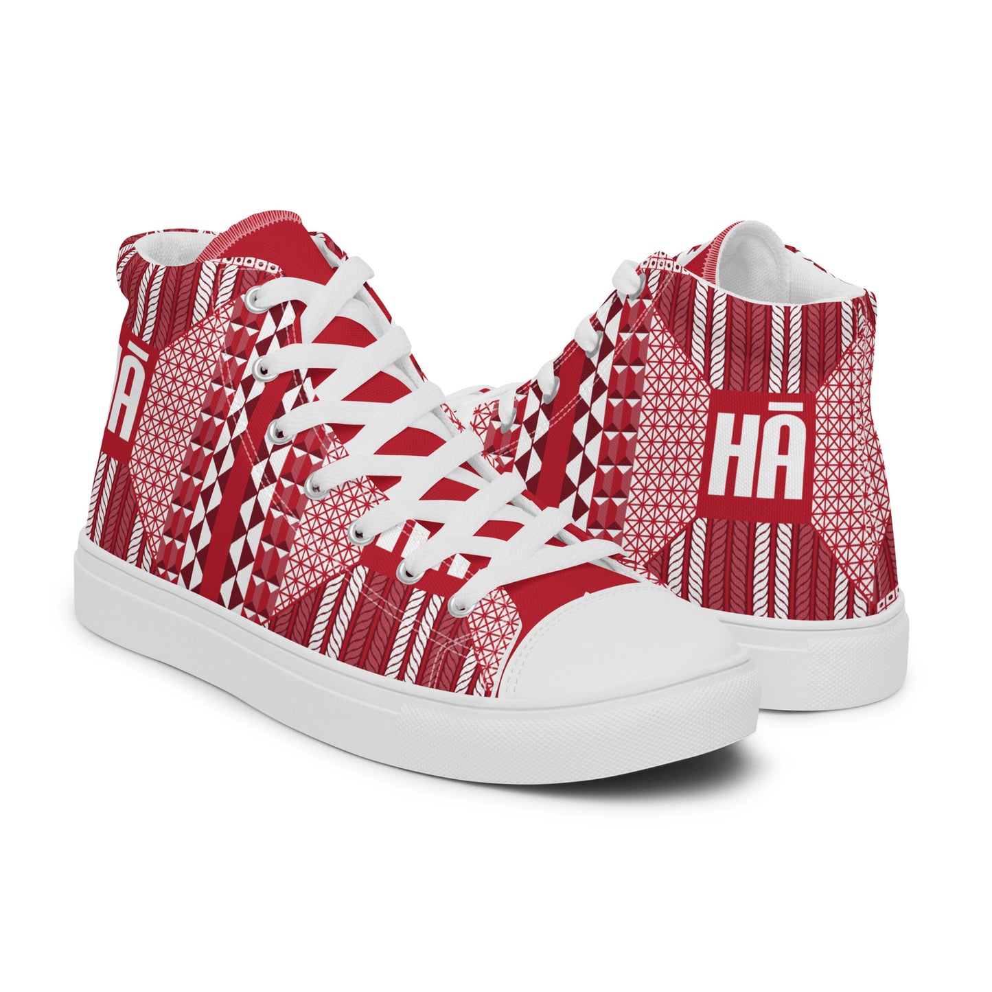 Malino Men’s high top canvas shoes - Red