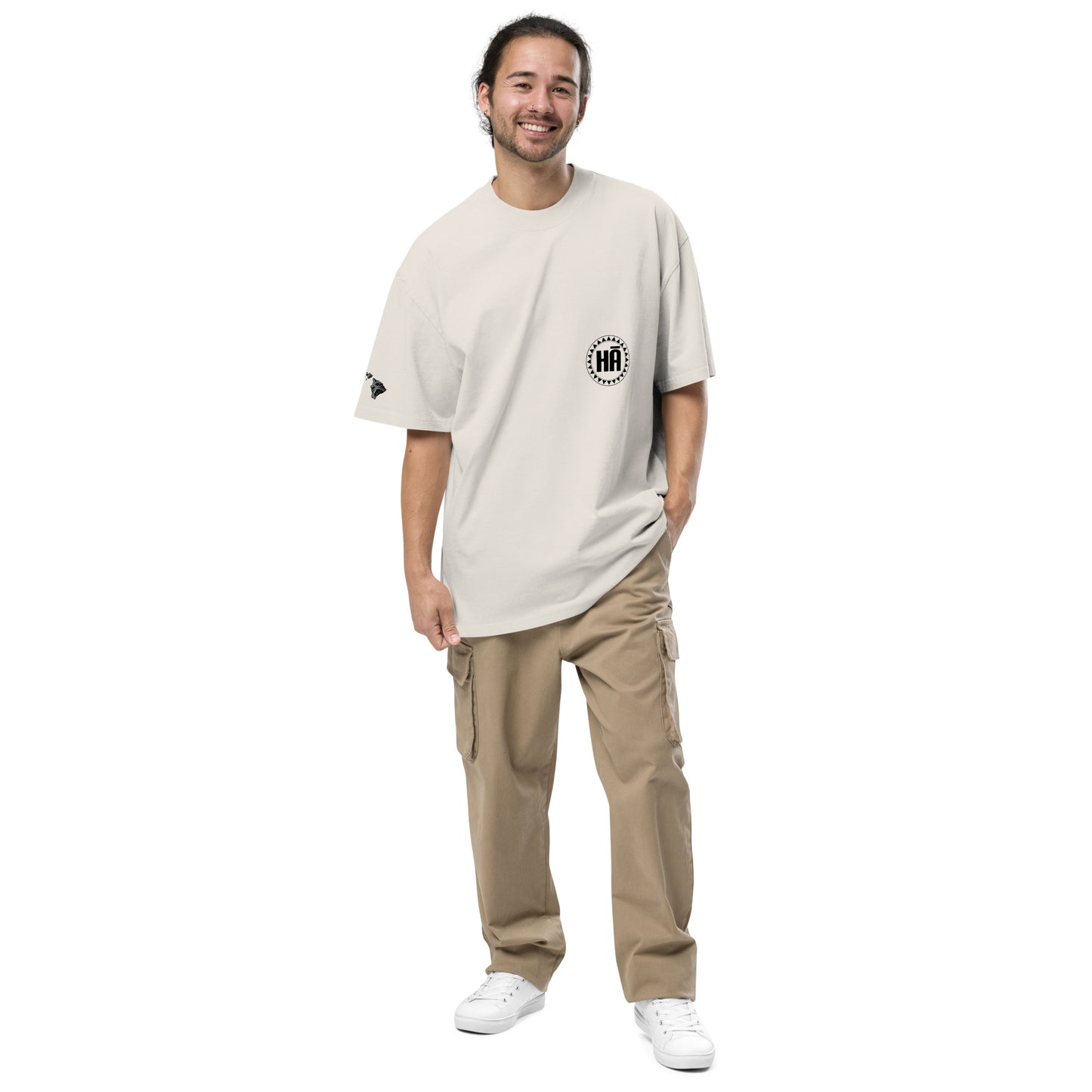 Rep HI Oversized faded t-shirt